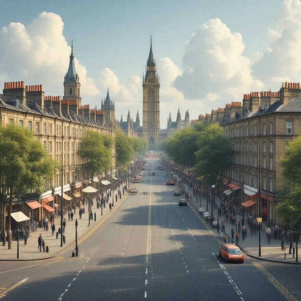 AI-created image of West Kensington