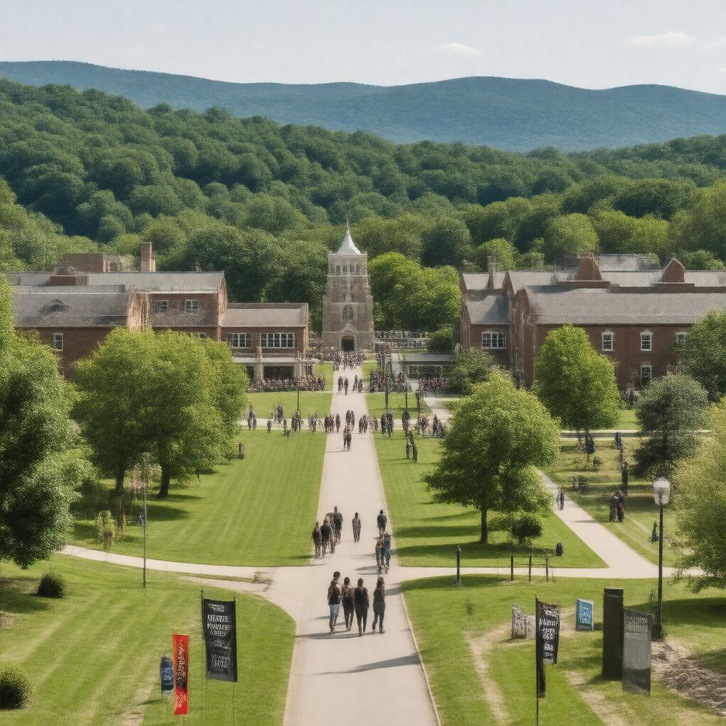 AI-created image of West Liberty University