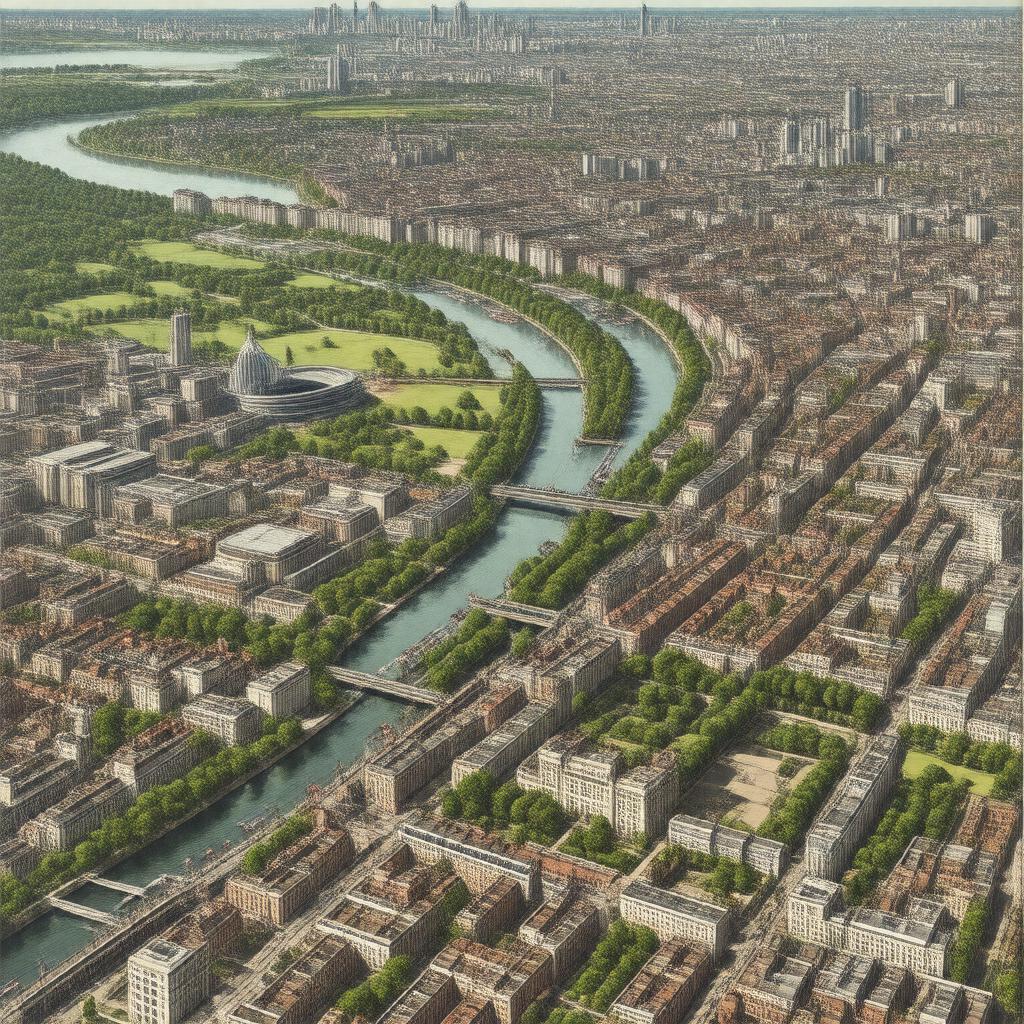 AI-created image of West London