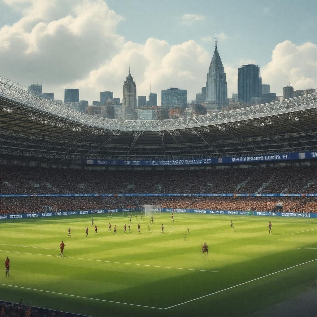 AI-created image of West London Derby