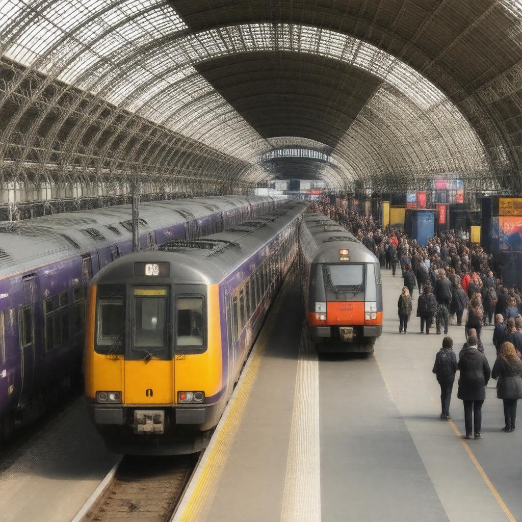 AI-created image of West Midlands Railway