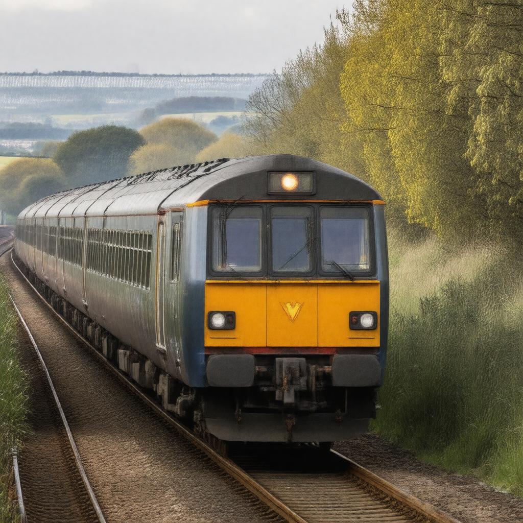 AI-created image of West Midlands Trains