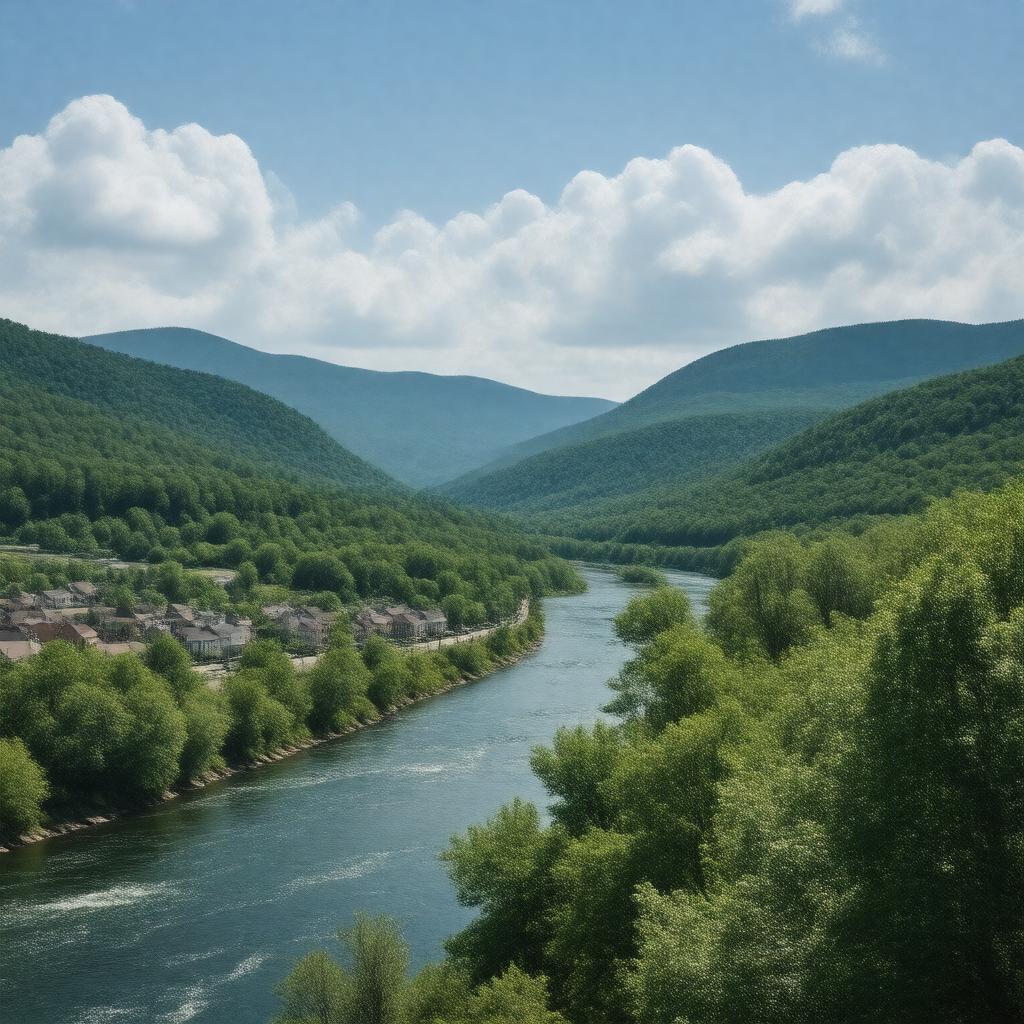 AI-created image of West Milford, New Jersey, United States