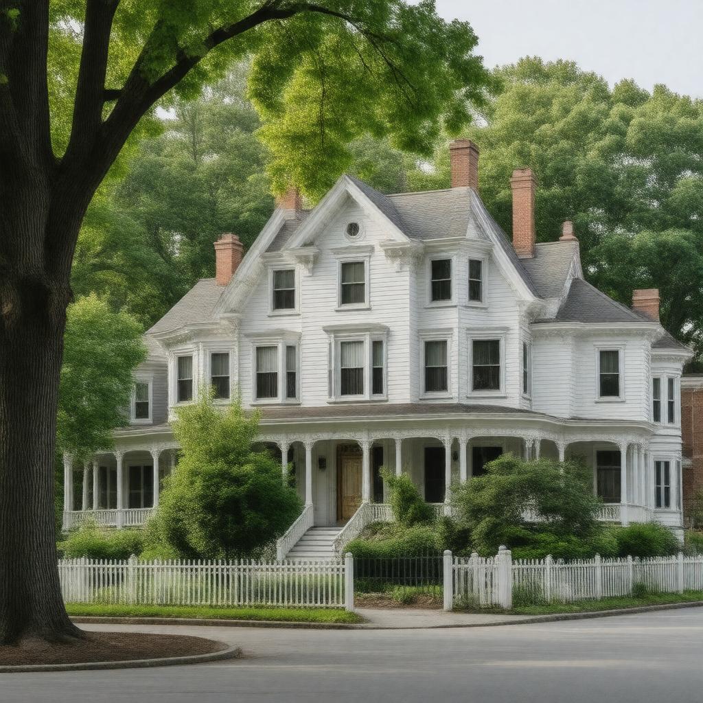 AI-created image of West Newton Hill Historic District