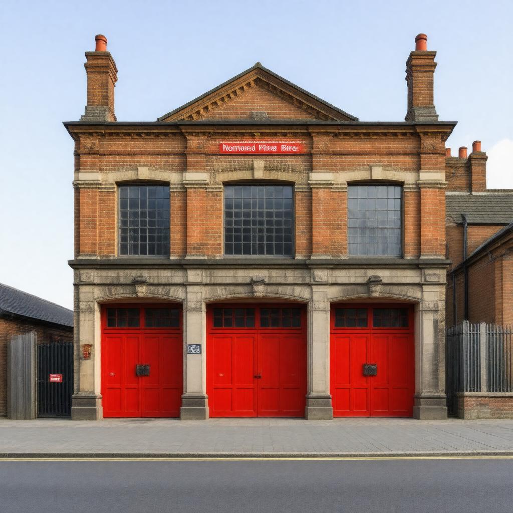 AI-created image of West Norwood Fire Station