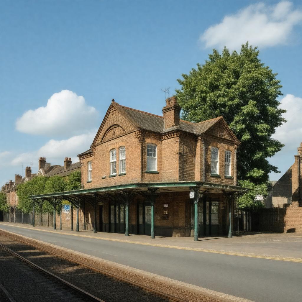 AI-created image of West Norwood railway station