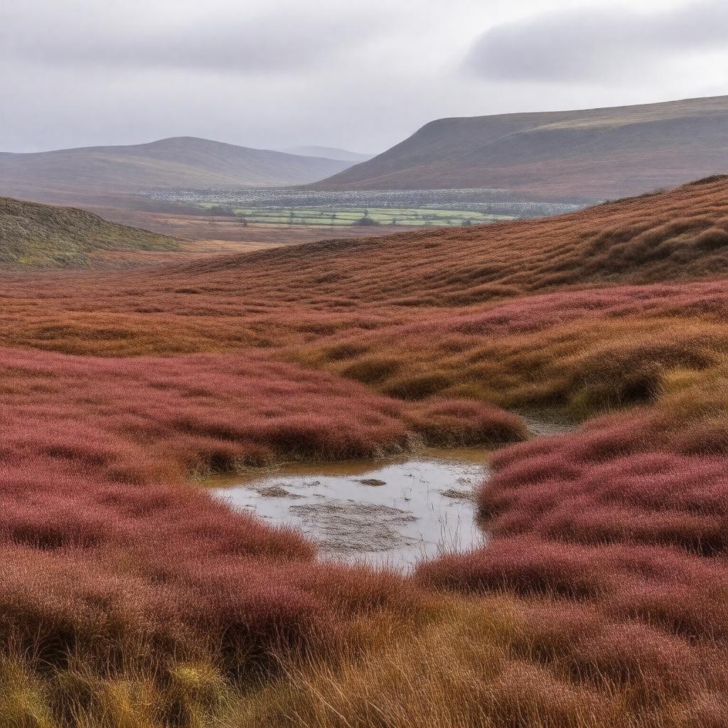 Click to view larger image AI-created image of West Pennine Moors