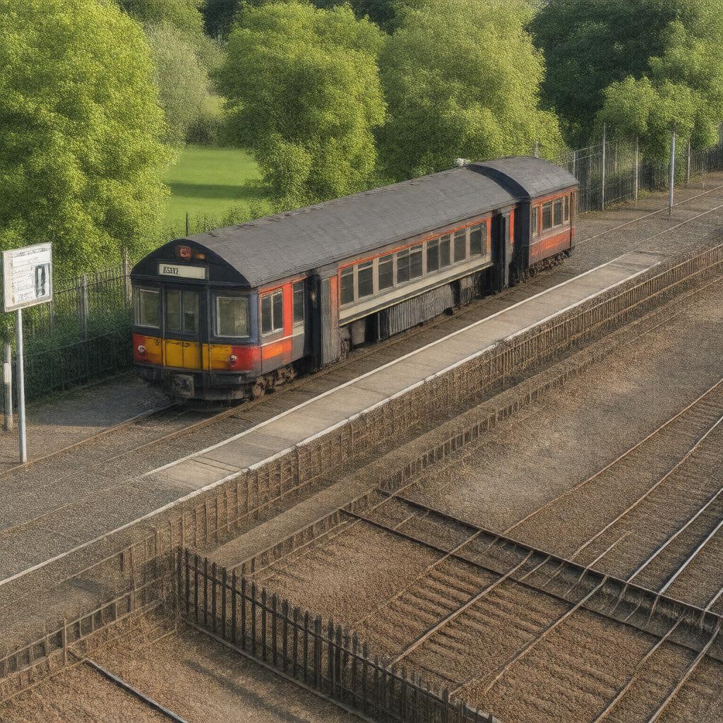 AI-created image of West Ruislip station