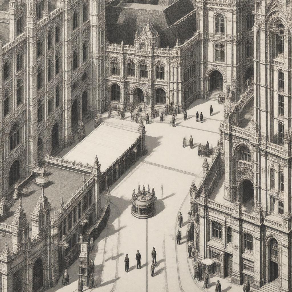 AI-created image of West Smithfield, London EC1A 7BE