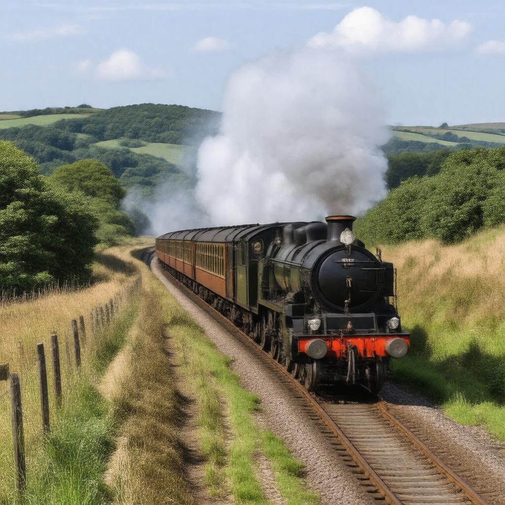 AI-created image of West Somerset Railway