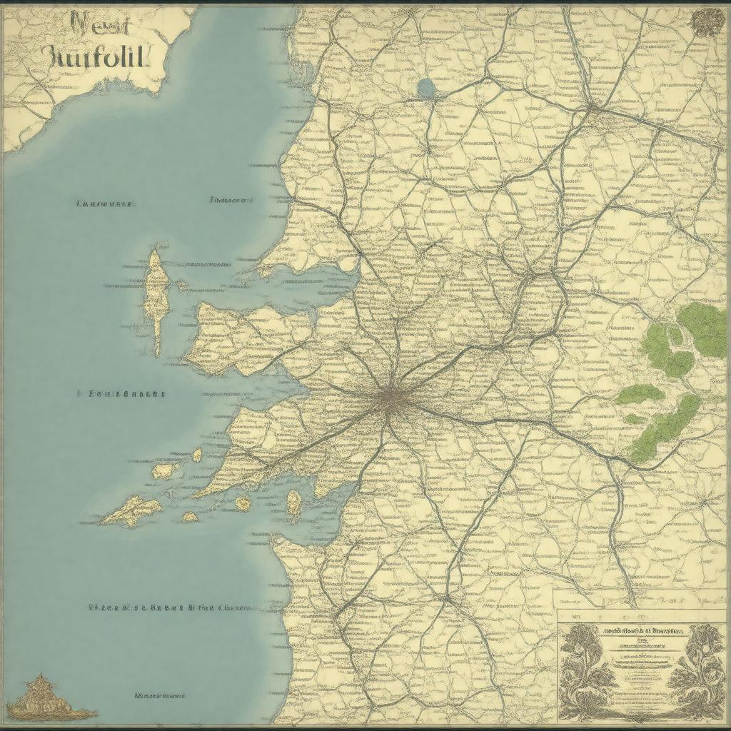 AI-created image of West Suffolk