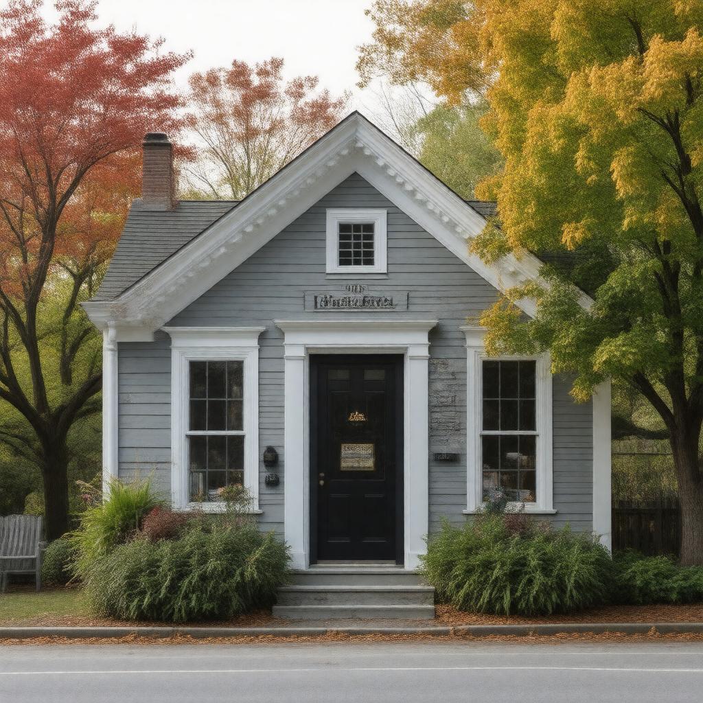 AI-created image of West Tisbury Free Public Library