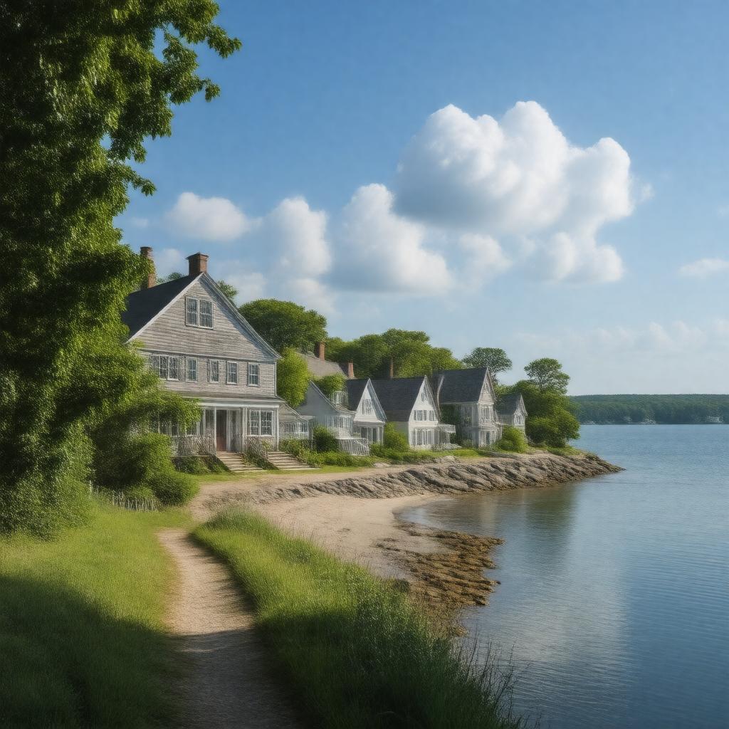 AI-created image of West Tisbury, Massachusetts