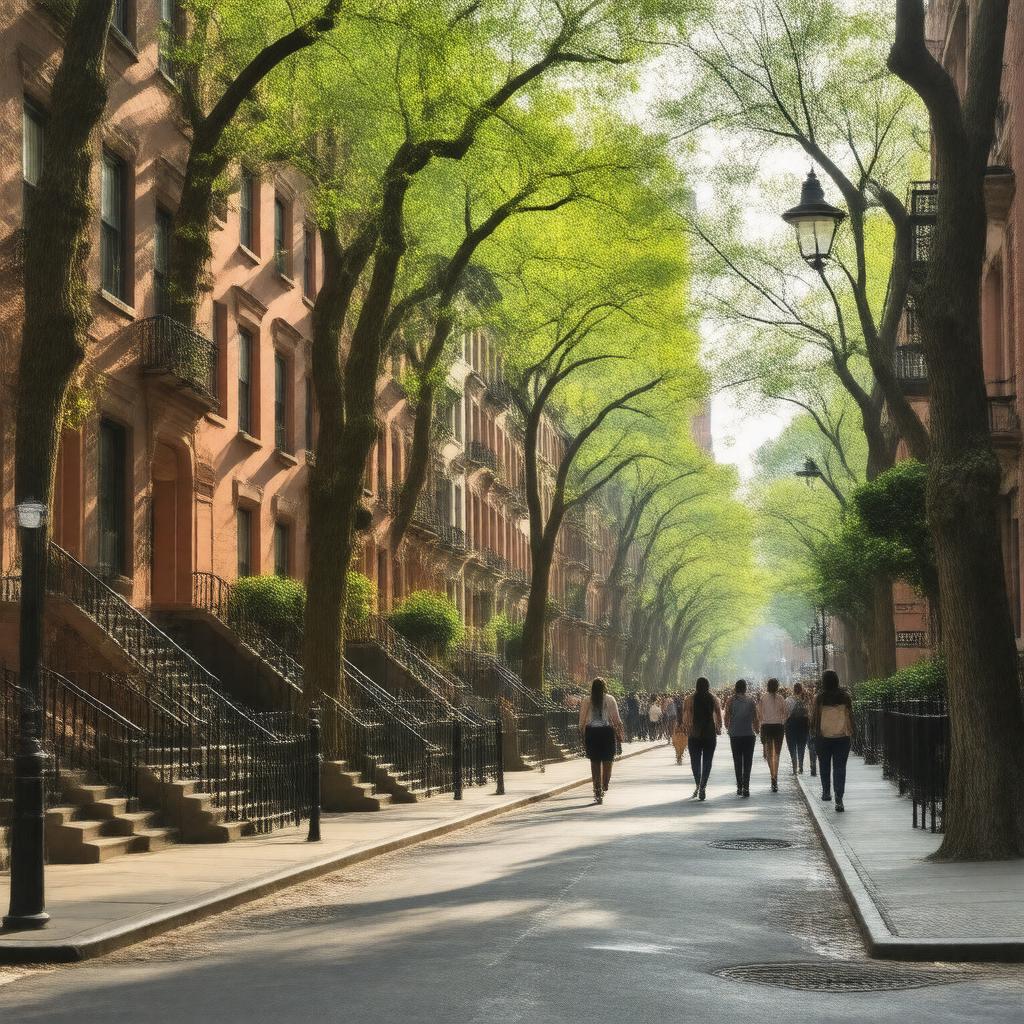 AI-created image of West Village