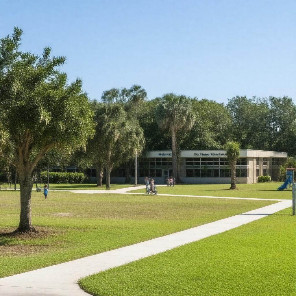 AI-created image of West Villages Elementary School