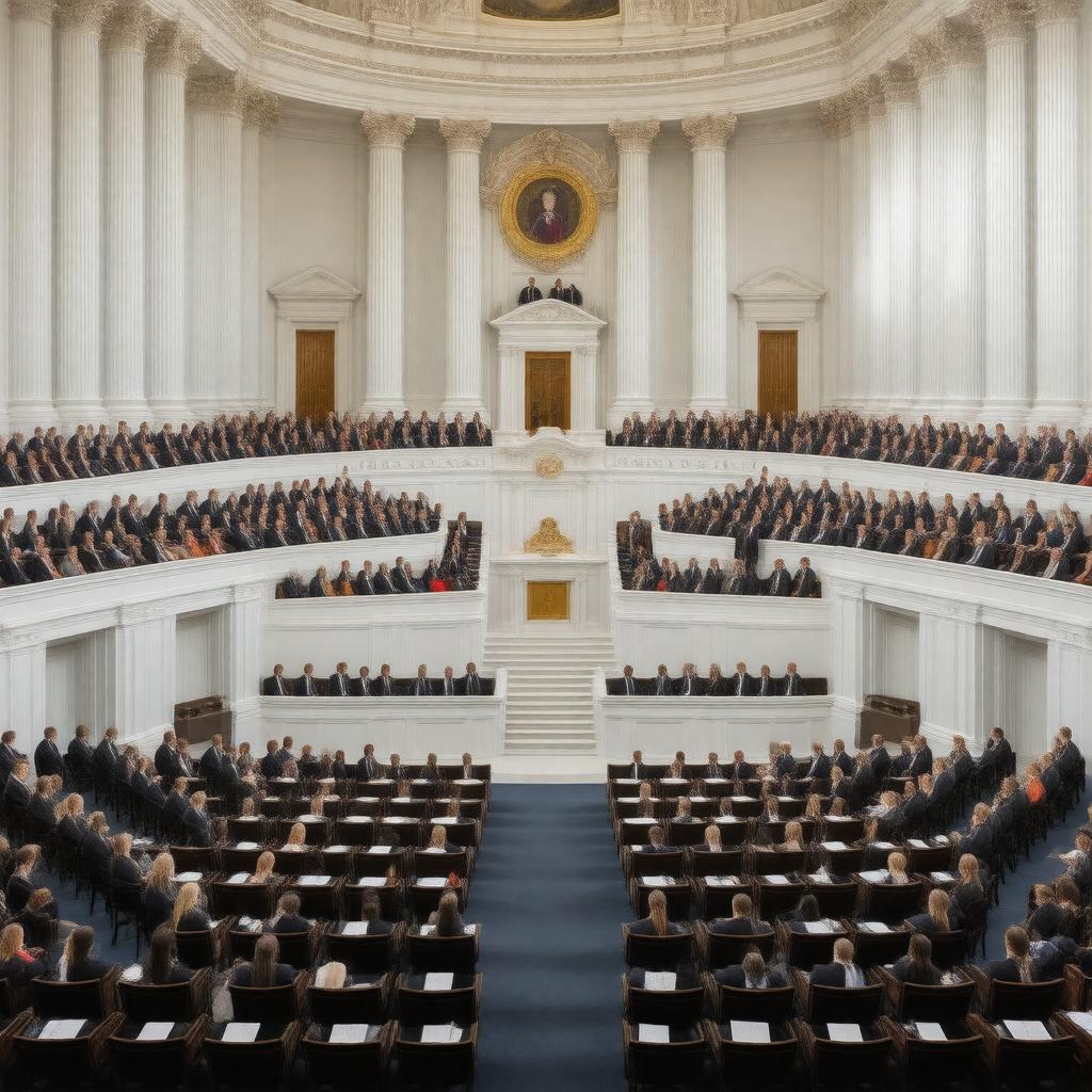 AI-created image of West Virginia Legislature