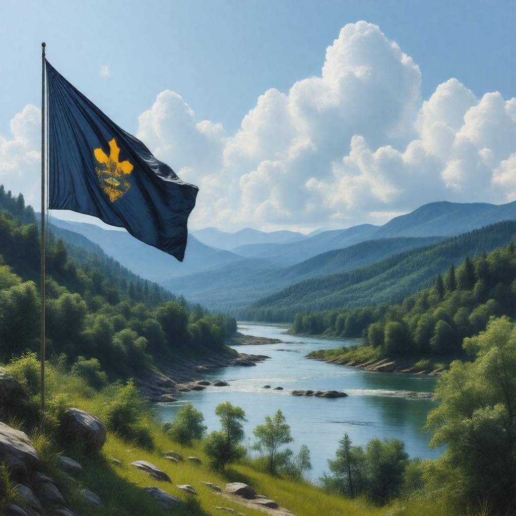 AI-created image of West Virginia, My Home Sweet Home