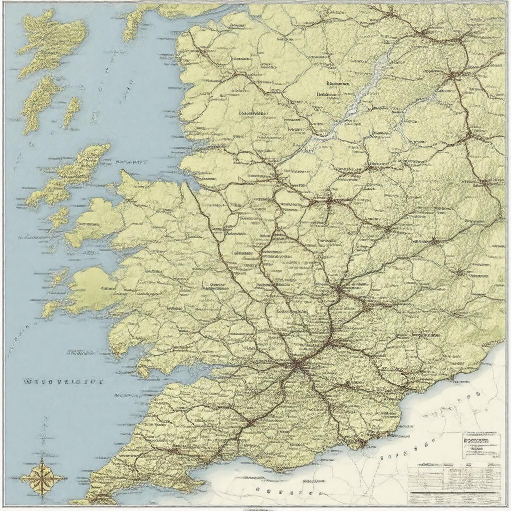 AI-created image of West Yorkshire