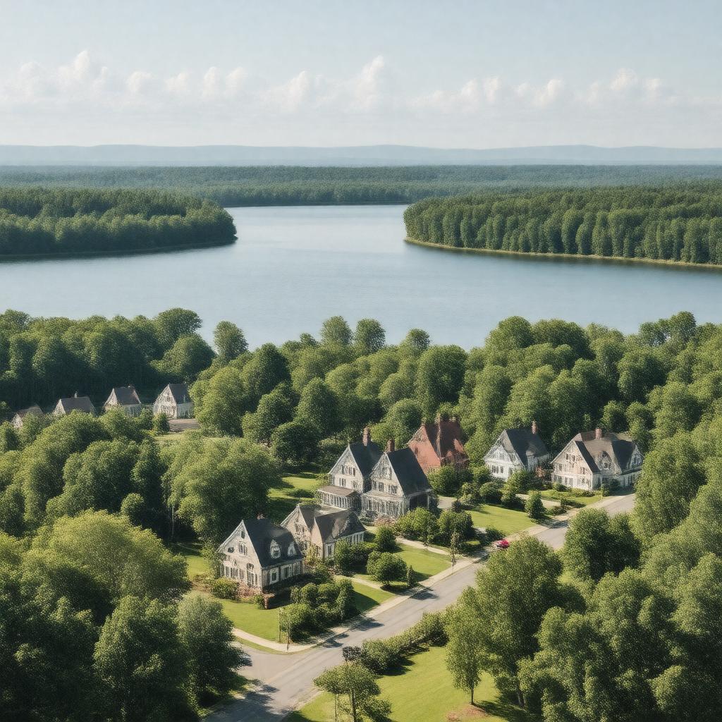 AI-created image of Westborough, Massachusetts