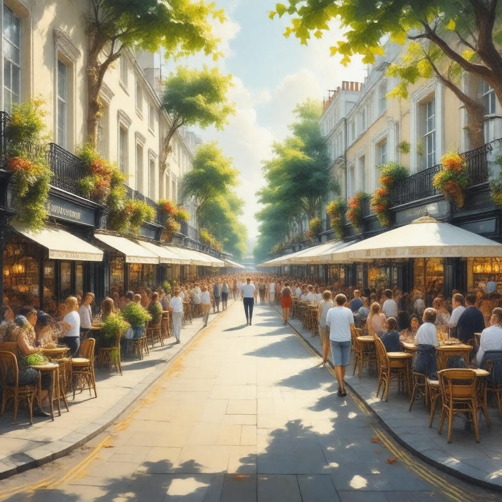 AI-created image of Westbourne Grove