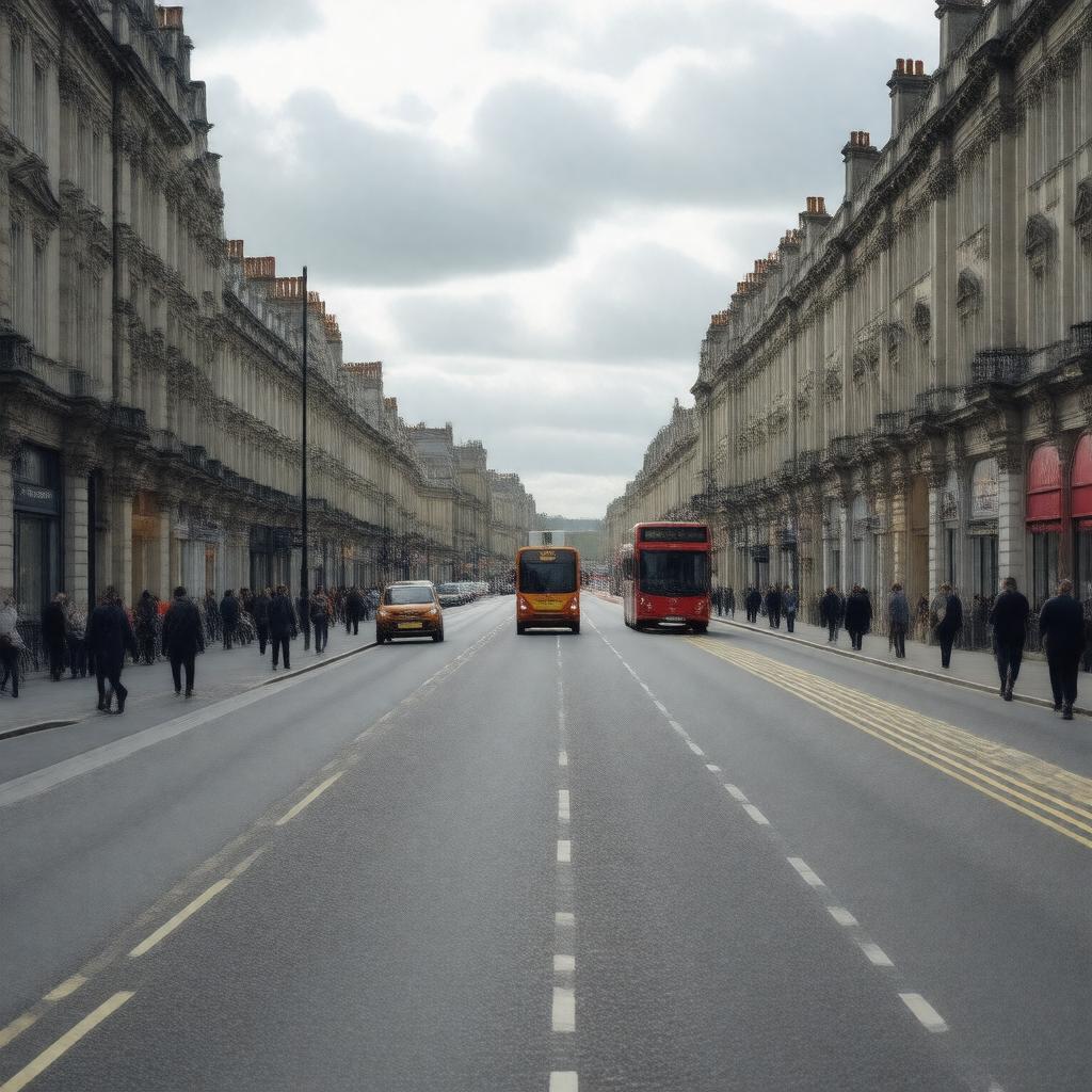 AI-created image of Westbourne Park Road