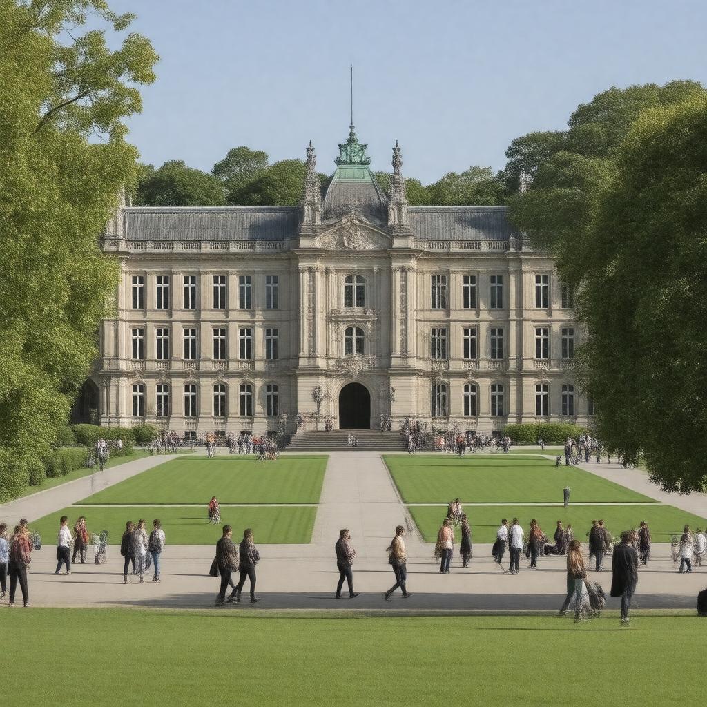 AI-created image of Westend Campus