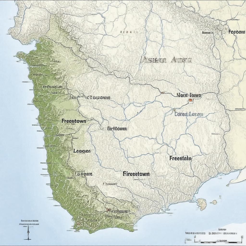 AI-created image of Western Area