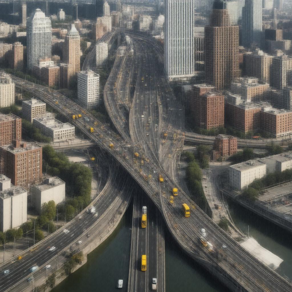 AI-created image of Western Avenue