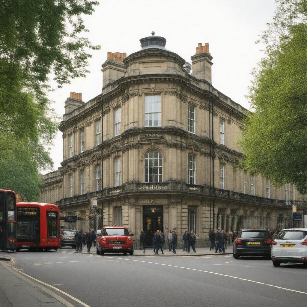 AI-created image of Western Eye Hospital