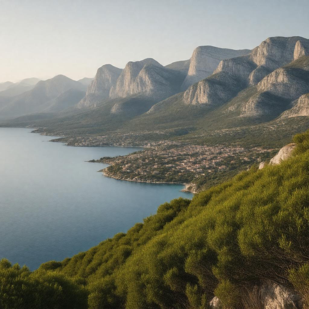 AI-created image of Western Greece