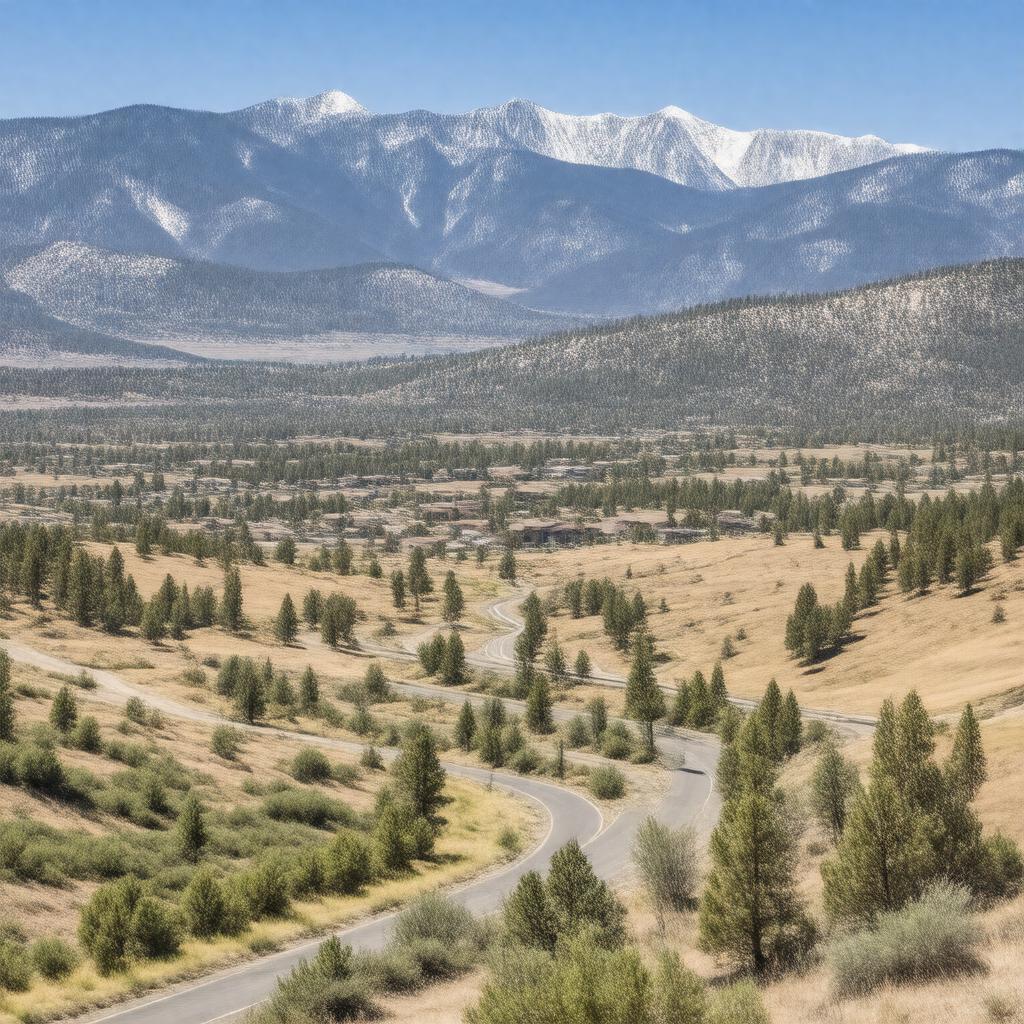 AI-created image of Western Nevada