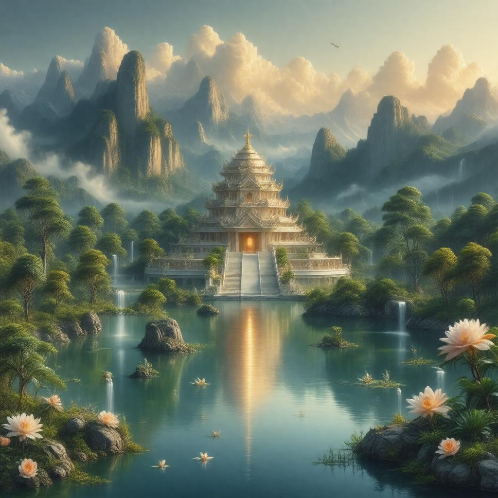 Click to view larger image AI-created image of Western Paradise