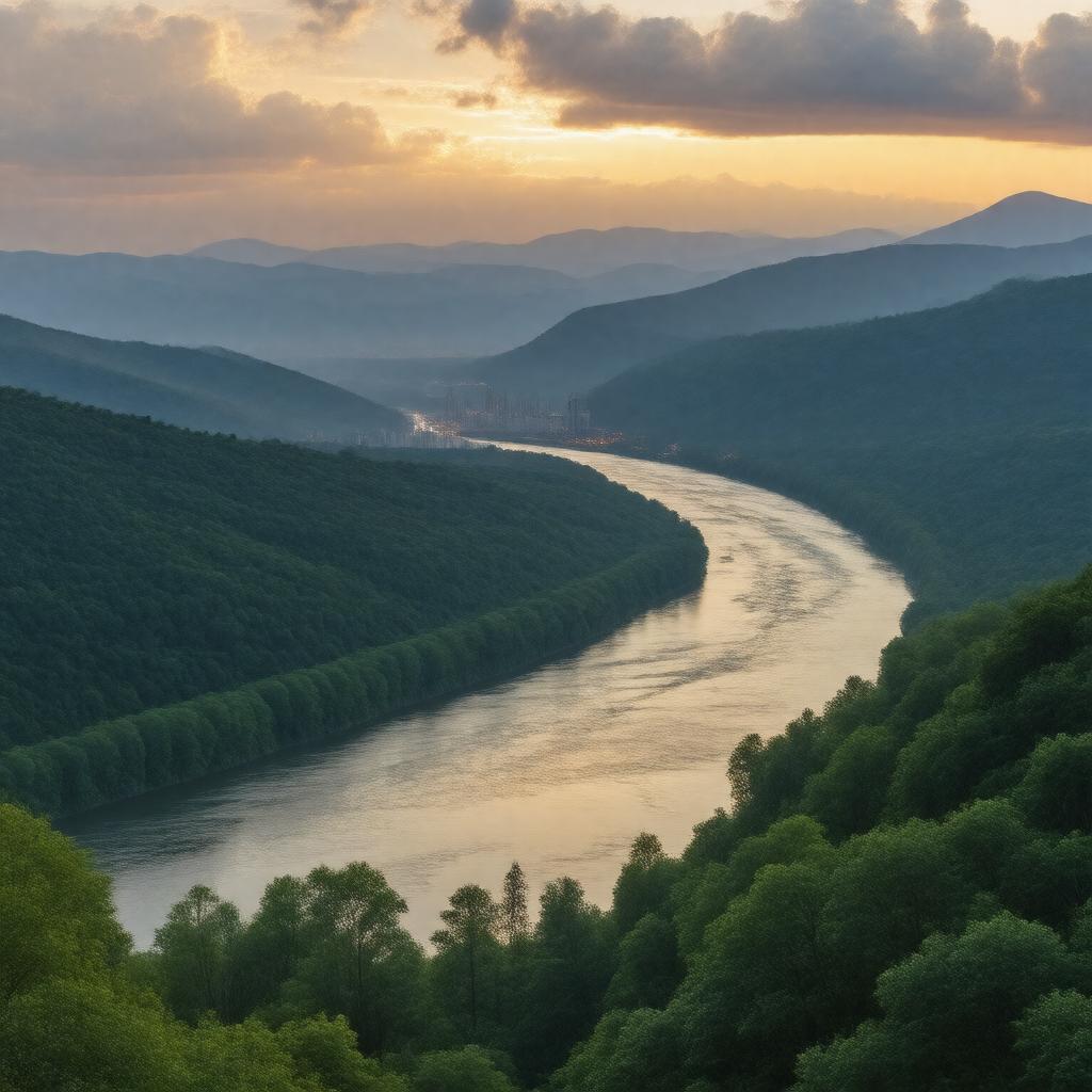 AI-created image of Western Pennsylvania