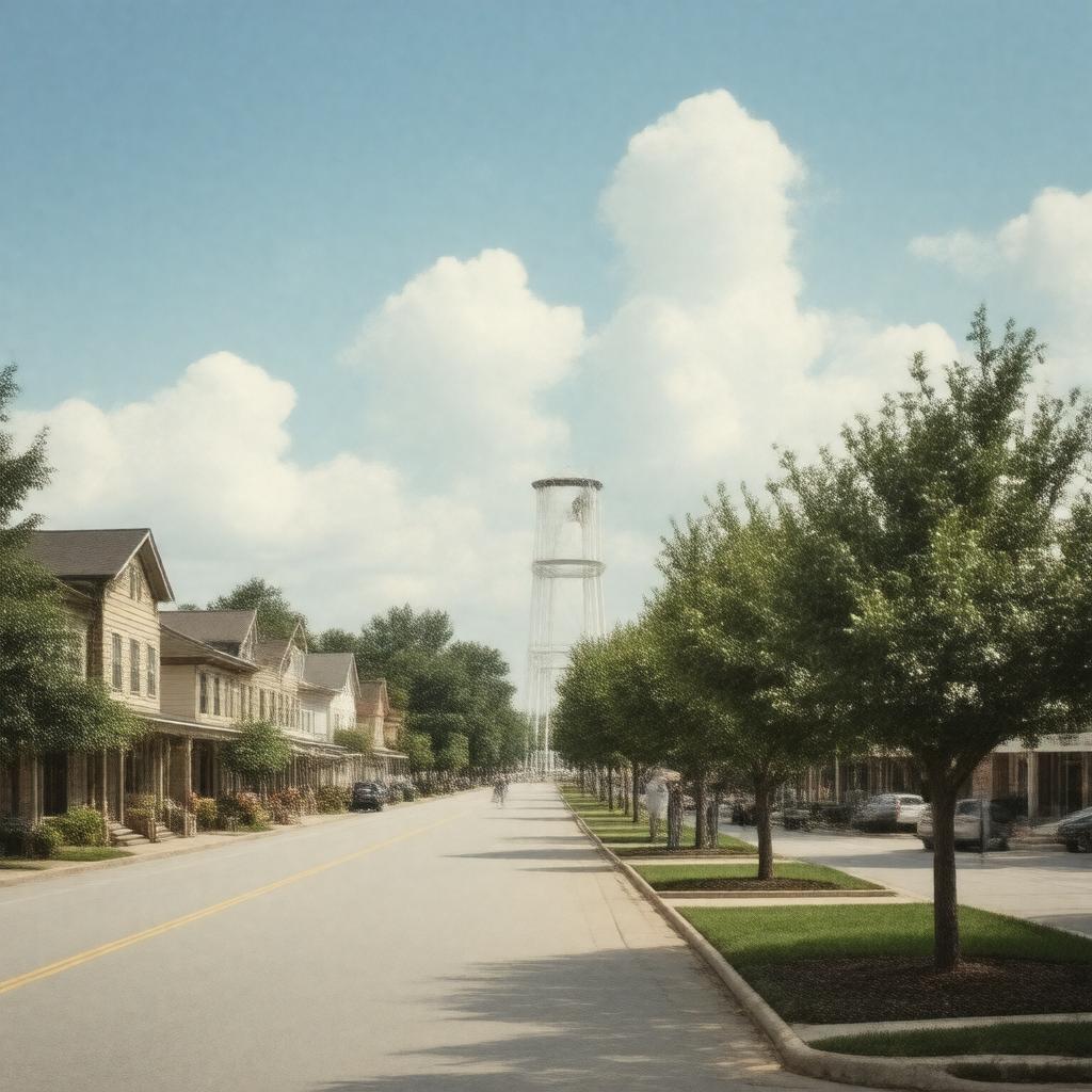 AI-created image of Western Springs, Illinois