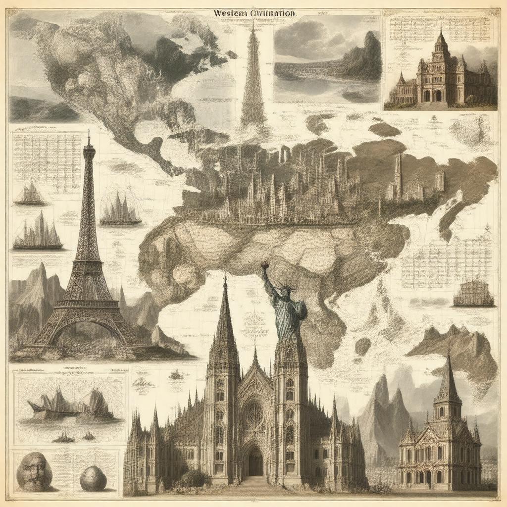 AI-created image of Western civilization