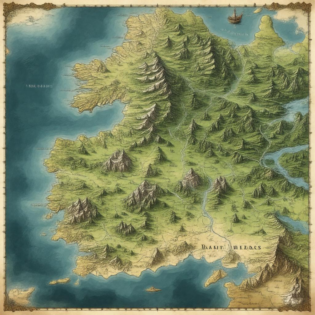 AI-created image of Westeros