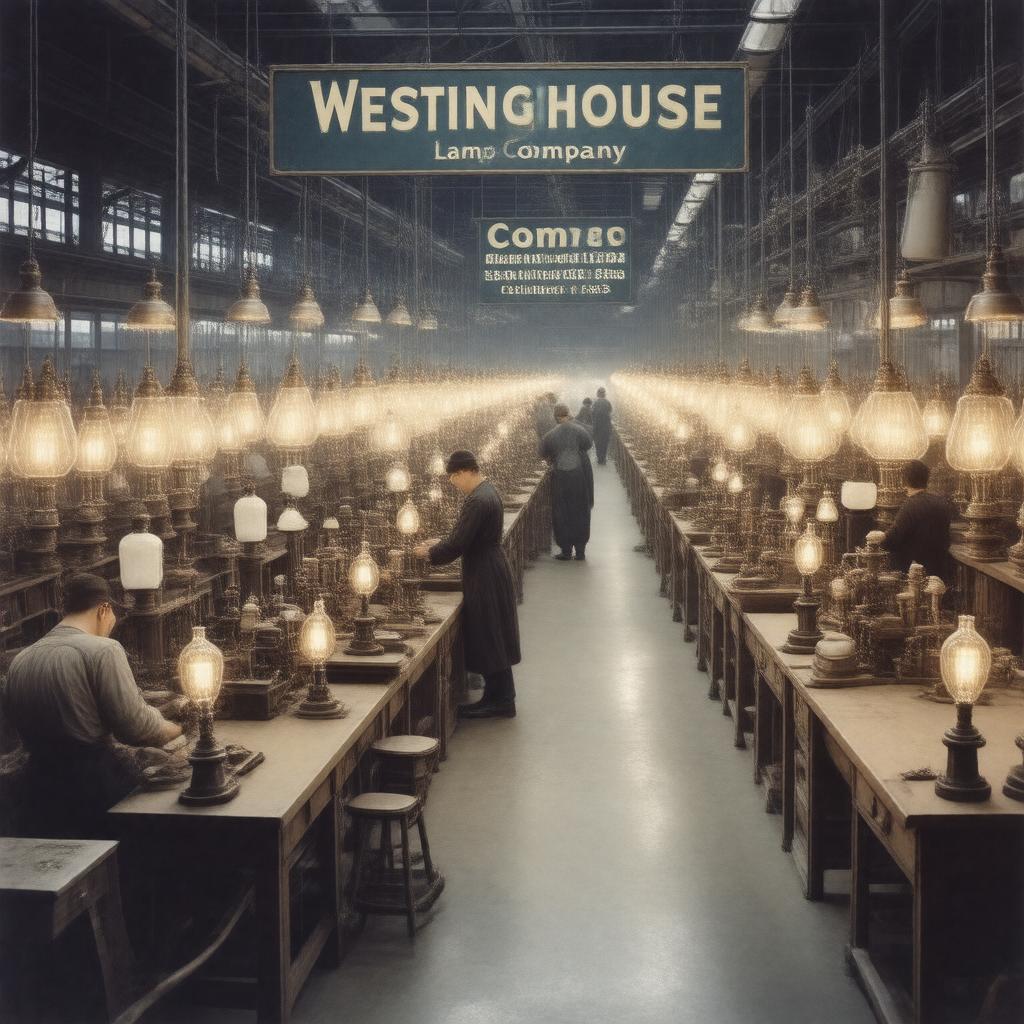 AI-created image of Westinghouse Lamp Company