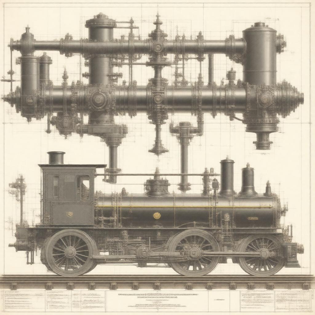 AI-created image of Westinghouse air brake