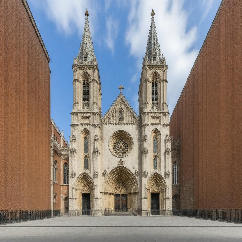 AI-created image of Westminster Cathedral