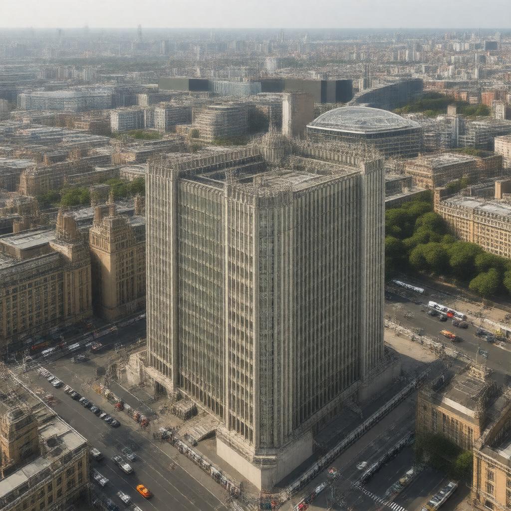 AI-created image of Westminster City Hall
