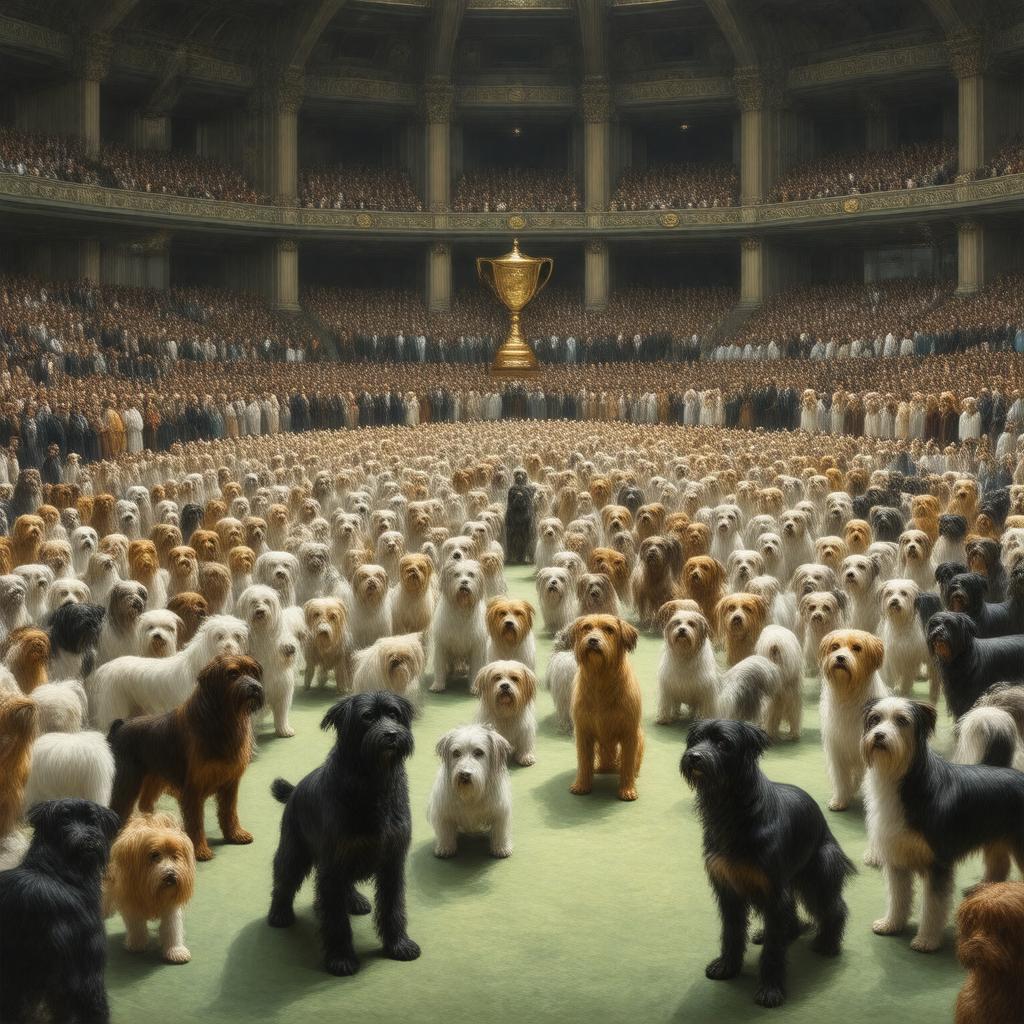 AI-created image of Westminster Kennel Club Dog Show