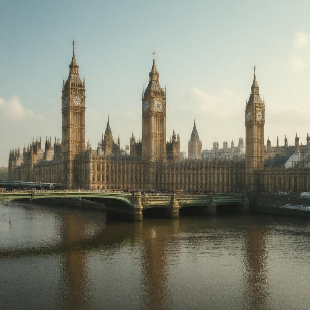 AI-created image of Westminster, London, England