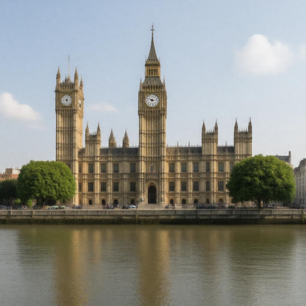 AI-created image of Westminster Palace