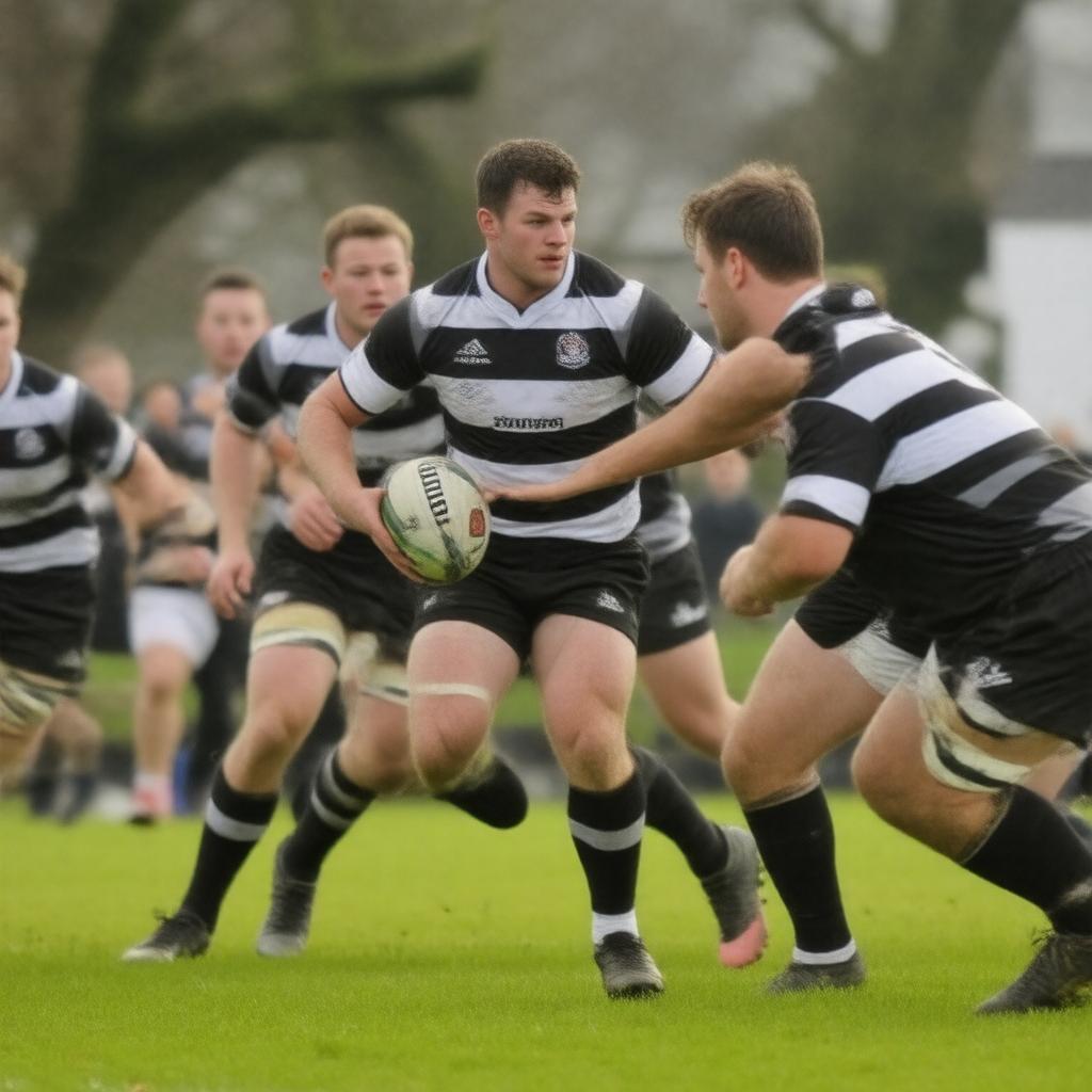 AI-created image of Weston-super-Mare Rugby Football Club