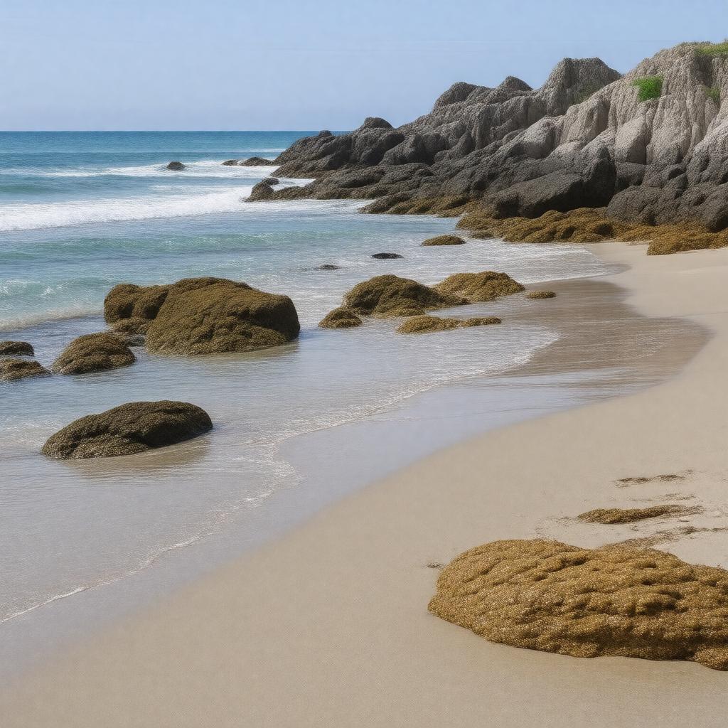 AI-created image of Weston Beach