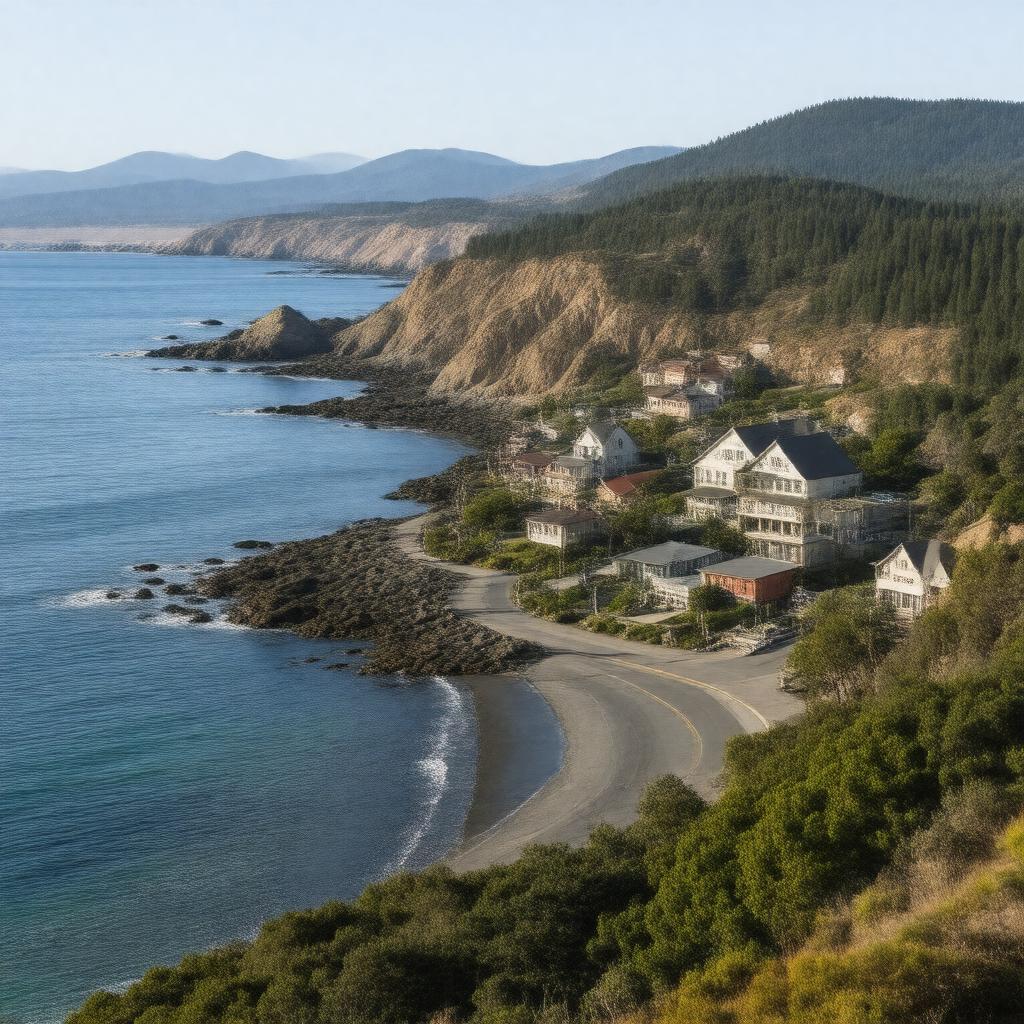 AI-created image of Westport, California