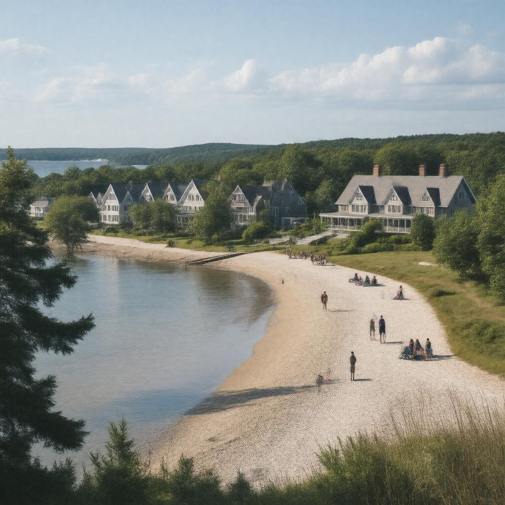 AI-created image of Westport, Connecticut