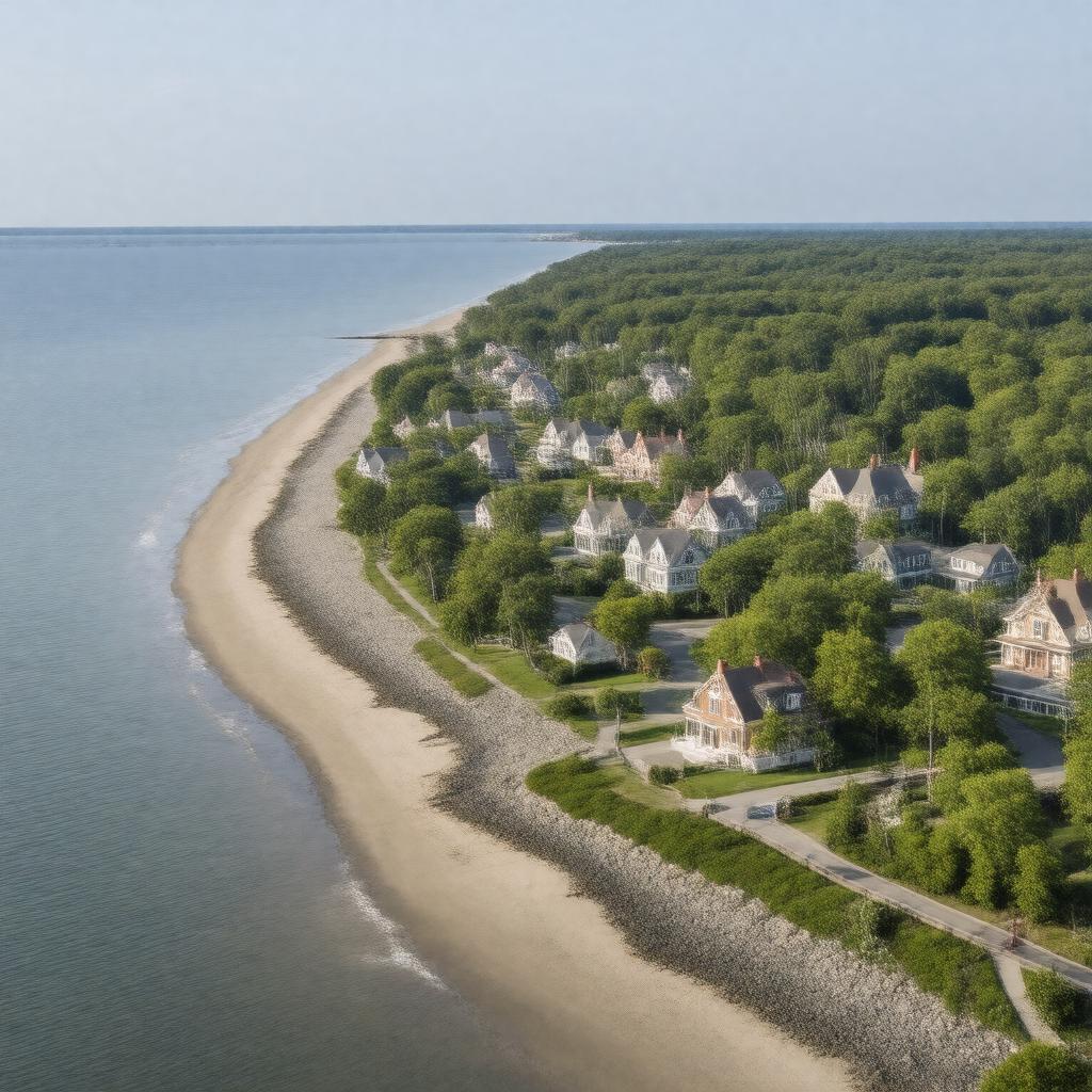 AI-created image of Westport, Connecticut, USA