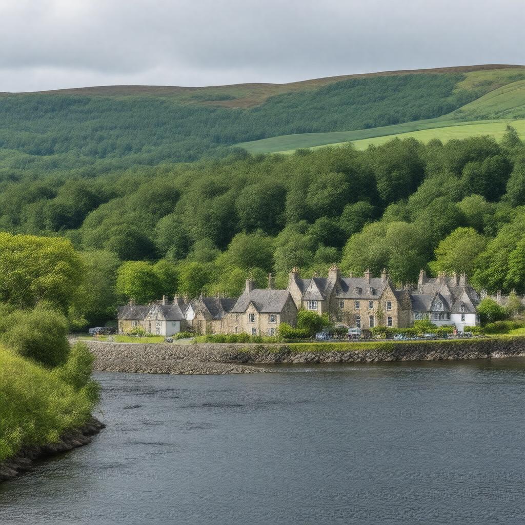 AI-created image of Westport, County Mayo