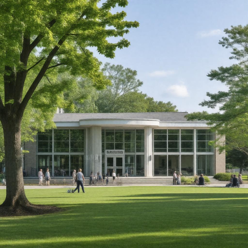 AI-created image of Westport Library